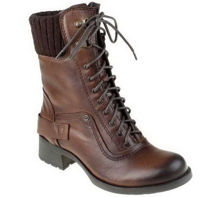 Earth Squall Leather Boots - A325912