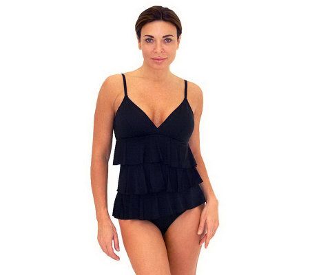 Fit 4 U Tummy 3 Tiered TankiniSwimsuit - A328012