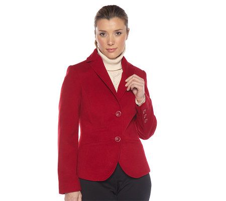 Isaac Mizrahi Live! Fully Lined Button Front Jacket - A211313