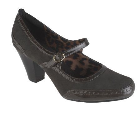 Clarks Bendables Ruby Heart Leather Mary Janes w/ Buckle - A217113