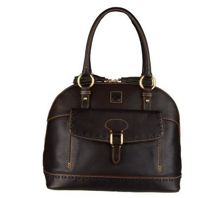 Dooney & Bourke Florentine Leather Domed Satchel - A219913