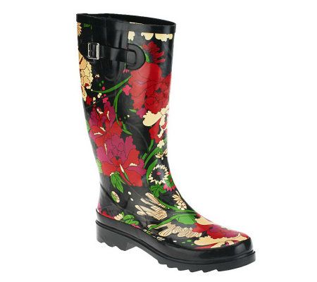 The Sak Printed Pull-on Rain Boots - A231013