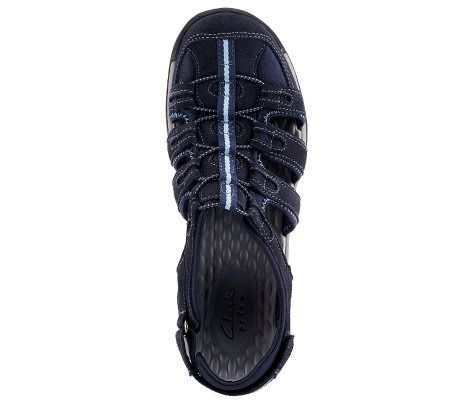 Clarks Privo Vapor Mist Leather Adj. Fisherman Sport Sandals