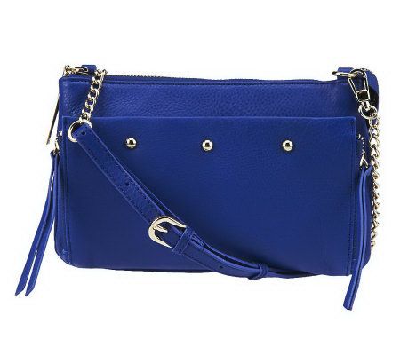 Kelsi Dagger Ayden Pebble Leather Crossbody with Adj. Strap - A232813