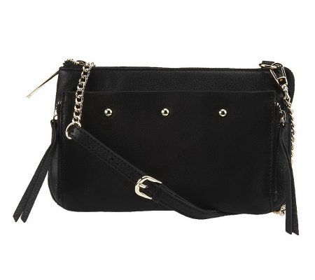 Kelsi Dagger Ayden Pebble Leather Crossbody with Adj. Strap - A232813