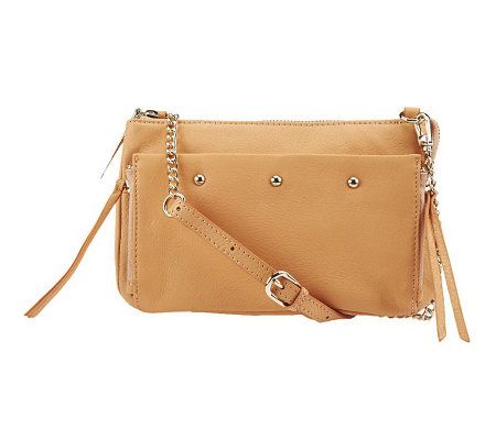 Kelsi Dagger Ayden Pebble Leather Crossbody with Adj. Strap - A232813
