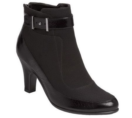 Aerosoles Tapas Ankle Boots with Buckle Detail - A233513