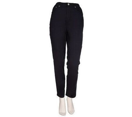 As Is Denim & Co. Tall Classic Waist Five Pocket Stretch Legging - A235913