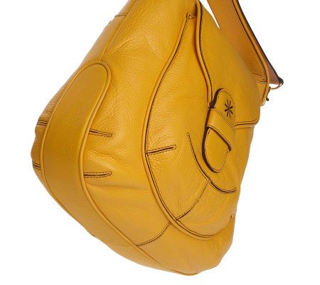 Isaac Mizrahi Live! Rounded Hobo w/ Flap Front