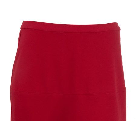 Linea by Louis DellOlio A-line Skirt with Seaming Detail