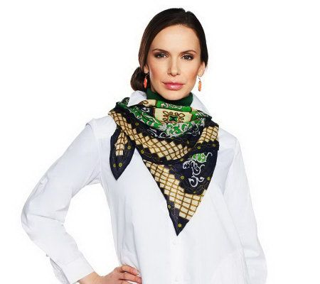 Joan Rivers Gauzy Status Print Scarf - A230514
