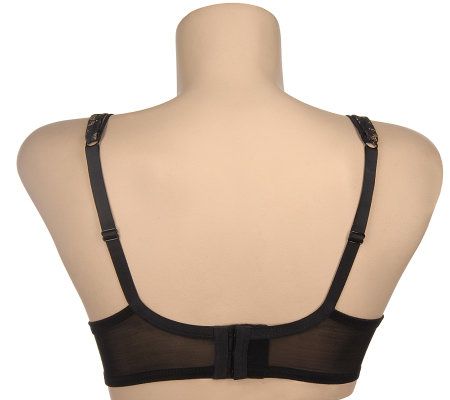 Breezies Set of 2 Lace Overlay Soft Cup Bras with UltimAir