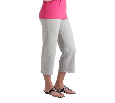 Women with Control Pull-on Knit Crop Pants