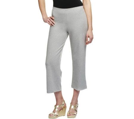 Women with Control Pull-on Knit Crop Pants - A200215