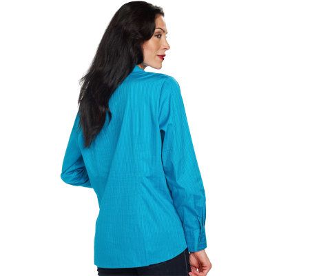 George Simonton Shadow Striped Button Front Shirt