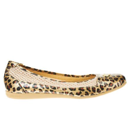 Sheri Poe Ellen Mesh Flats w/ Ornament Detail