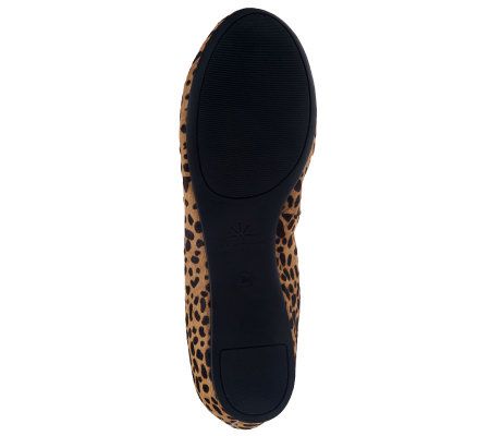 Isaac Mizrahi Live! Leopard Print Flats