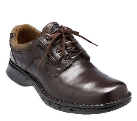 Clarks Unstructured Mens Un.ravel Leather Lace-up Shoe - A184916