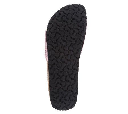 Papillio Argyle Print Single Band Adjustable Sandals