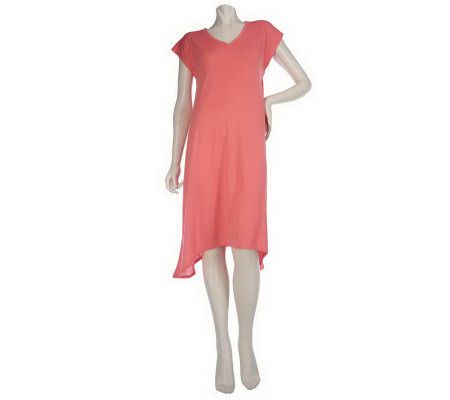 Stan Herman Fiji Sunrise Jersey Swing Dress - A214416