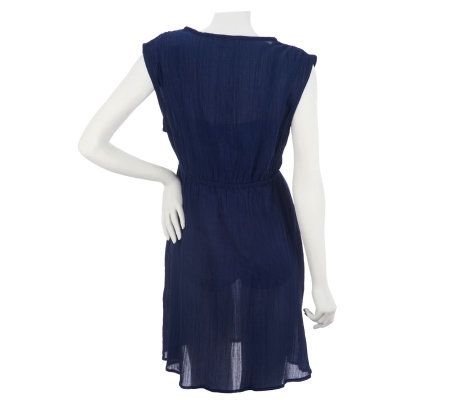 Fit 4 U Sleeveless V-Neck Cover Up Dress