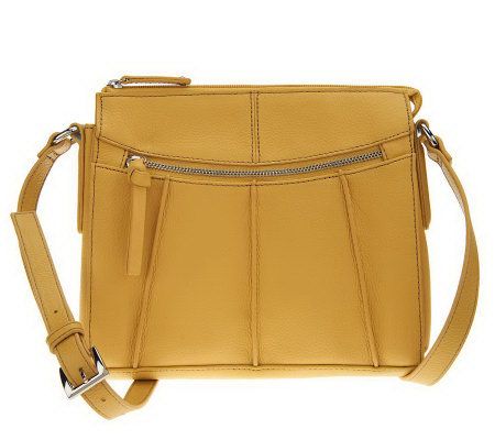 Tignanello Pebble Leather Crossbody with Back Organizer - A224216