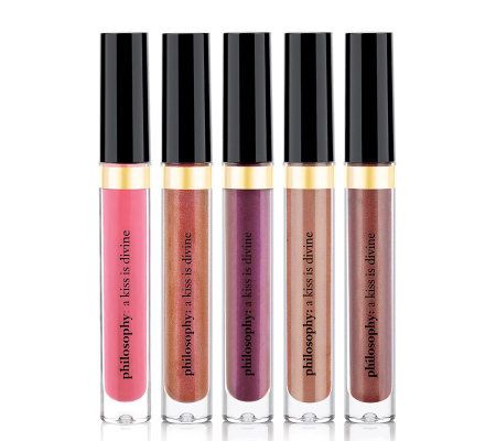 philosophy divine 5 piece lip gloss blockbuster - A225416