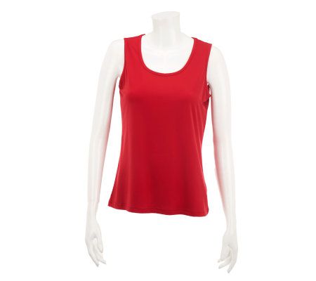 Quacker Factory DreamKnit Sleeveless Solid Shell - A229316