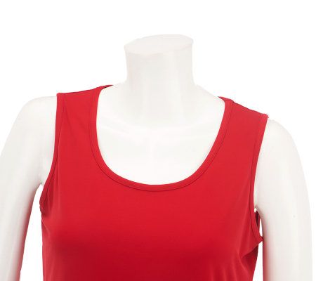 Quacker Factory DreamKnit Sleeveless Solid Shell