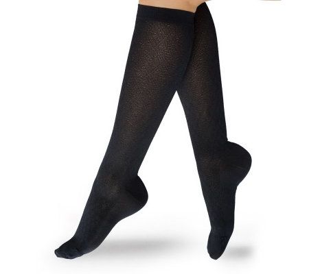 Preggers Diamond Trouser Socks with Light Gradient Compression - A324116