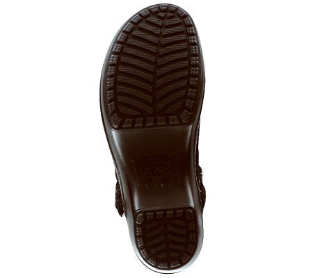 Crocs Cobbler Suede Clogs with Faux Fur Lining