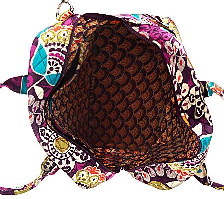 Vera Bradley Signature Print Travel Bag & Slim Cosmetic Case