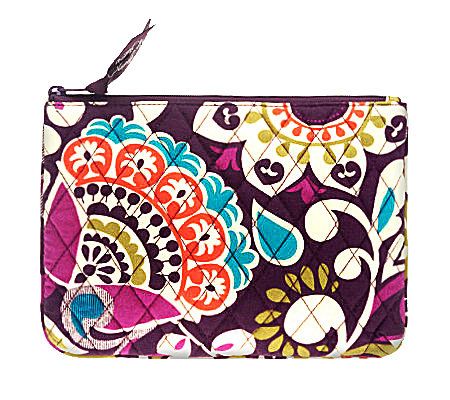 Vera Bradley Signature Print Travel Bag & Slim Cosmetic Case