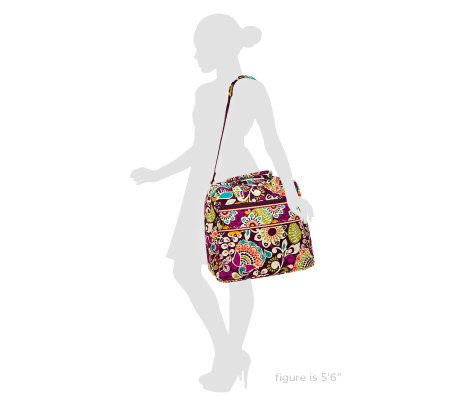 Vera Bradley Signature Print Travel Bag & Slim Cosmetic Case