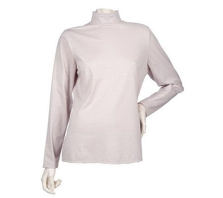 Susan Graver Stretch Metallic Knit Back Zip - A82016