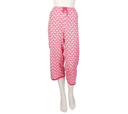 Carole Hochman 2-Piece Jersey Knit Capri Set