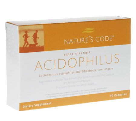 Natures Code Acidophilus Probiotic Capsules 90-Day A-D - A93416