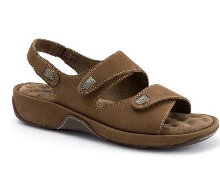 SoftWalk Nubuk Leather Sandals - A207817