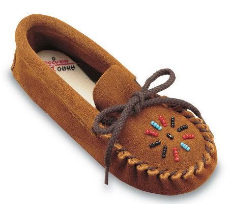 Minnetonka Childrens Beaded Moccasins - A209217