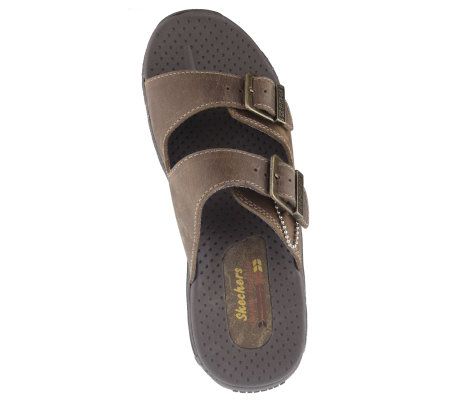 Skechers Double Strap Adjustable Buckle Sandals
