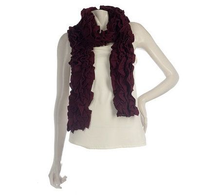 Dennis Basso Knit Ruffle 77 Long Scarf - A218517