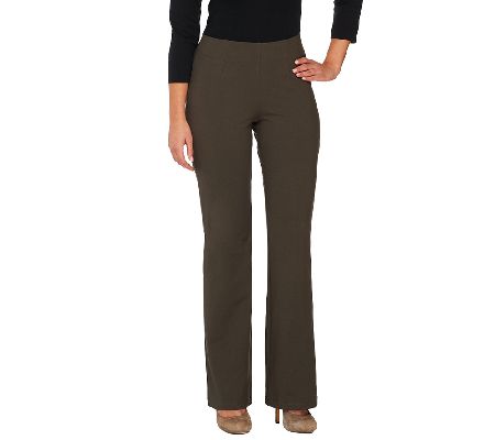 Women with Control Tall Hollywood Waist Pants with Seam Detail - A218917