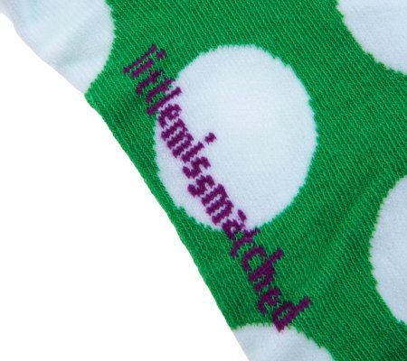 little missmatched Marvelous Dots 12-pack Jar of Knee High Socks