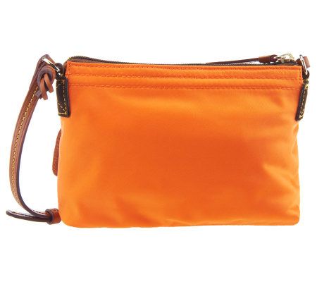 Dooney & Bourke Nylon Crossbody Pouchette with Hanging Logo