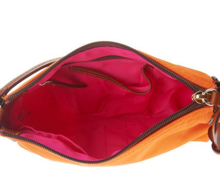 Dooney & Bourke Nylon Crossbody Pouchette with Hanging Logo