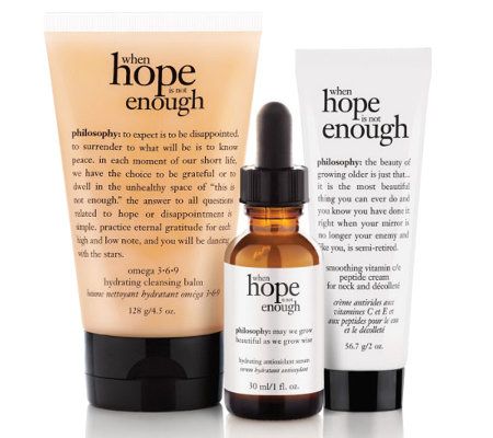 philosophy when hope is not enough skincare trio Auto-Delivery - A236917