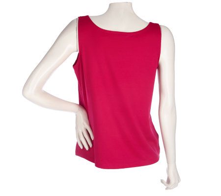 Susan Graver Swiss Dot Open Front Cardigan with Butterknit Tank