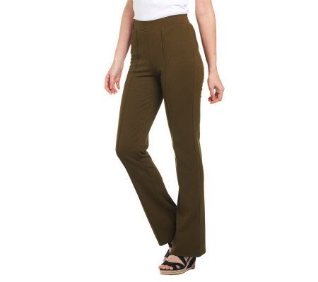 Isaac Mizrahi Live! IM Fabulous Regular Ponte Knit Pants - A217218