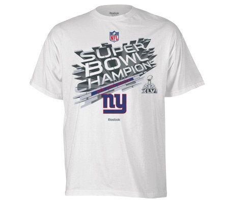 Super Bowl XLVI Champions New York Giants Mens Locker Room S/S Tee - A225718