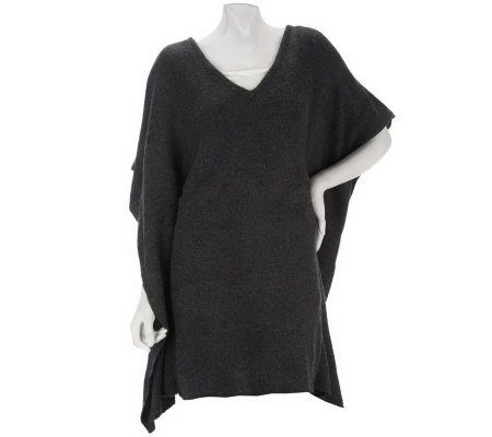 CV by Cynthia Vincent V-Neck Sweater Caftan - A226718